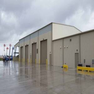 Low cost industrial steel structure shed