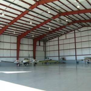 Prefabricated Steel Structure Metal Frame Aircraft Hangar