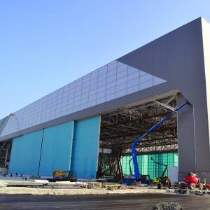 Cheap Prefabricated Warehouse Steel Structure Building Aircraft Hangar For Sale