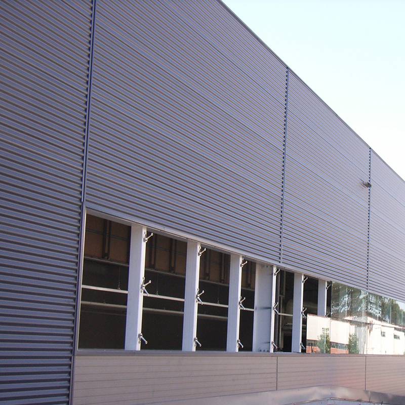 Corrugated Metal prefab storage shed units pick up robot warehouse (5)