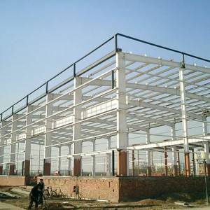 Ghana H-Beam Light Prefabricated Industrial Framing Steel Structure Garage Storage Building Shed Outdoor