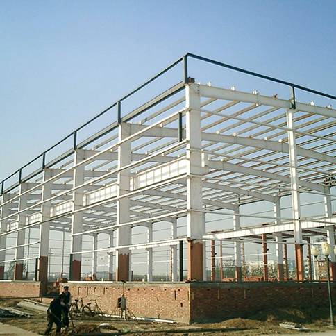 Ghana H-Beam Light Prefabricated Industrial Framing Steel Structure Garage Storage Building Shed Outdoor (2)