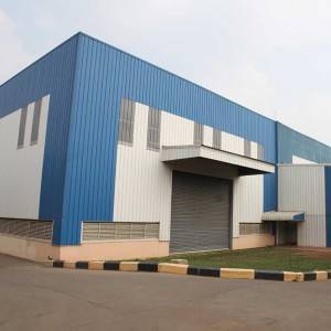 Europe style for China top brand LANYING steel structure industrial metal light steel construction warehouse prefabricated