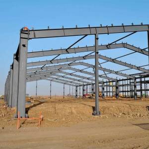 Best quality China Prefabricated Building Light Portal Frame Metal Structural Steel Structure Shed Warehouse