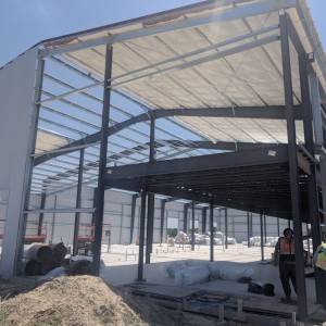 Wholesale Discount China Prefabricated Factory Warehouse Galvanized Metal Building with Free Technical Suppoting