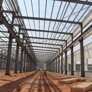 Wholesale OEM/ODM Industrial Modular Prefabricated Pre Engineered Building/Metal Structural Steel Frame Structure Construction Prefab Warehouse Building for Sale