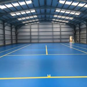 Prefabricated Assembly Fabricated Gym Gymnasium Light Steel Frame Construction Volleyball Sport Hall