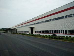 prefabricated industrial steel structure sports hall
