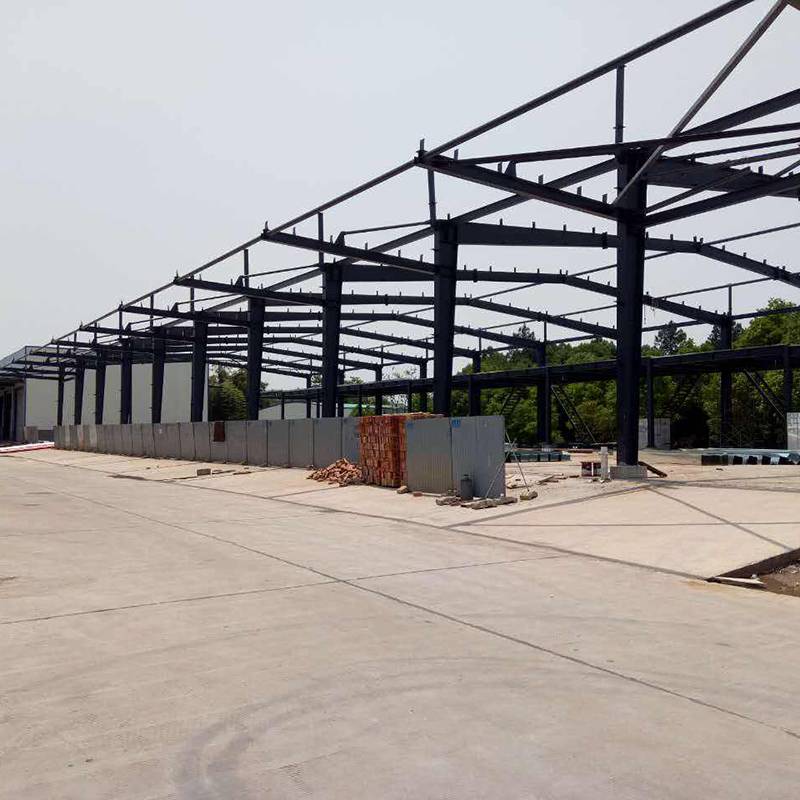 What is the preparation of steel structure processing before entering the site?