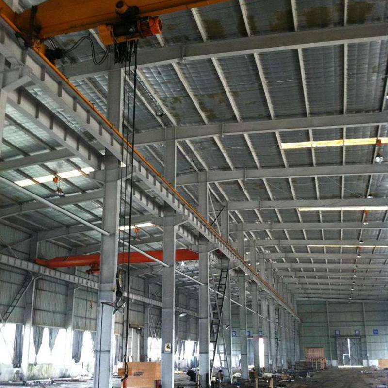 Composition and design of steel structure drive in shelf