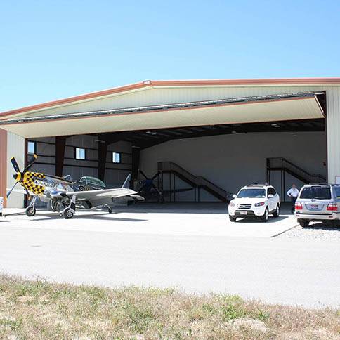 China High Quality Industrial Agriculture Mini Professional Steel Structure Construction Airplane Hangar Featured Image