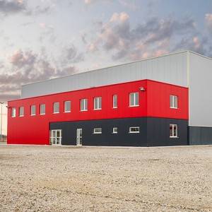 Fabricated Industrial Galvanized Insulated Light Steel Construction Building Sheds.