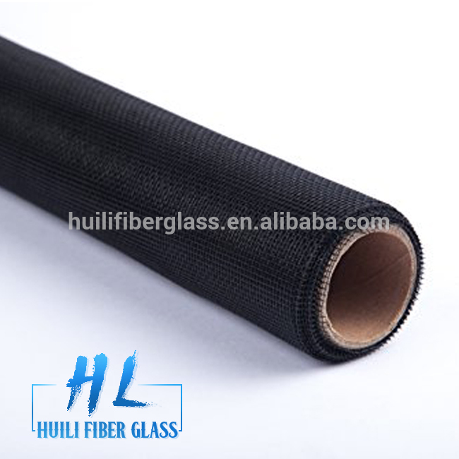 Lowest Price for Construction Fiberglass Cloth - 18×16 PVC coated Glass fiber material black grey green color fiberglass window screen – Huili fiberglass