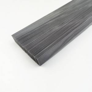 Fire Proof Pleated Invisible Plastic Coated Fiberglass Insect Screen