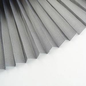 Gray 18*16 Polyester Insect Screen Folding Window Mesh