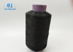 Black color PVC Coated Fiberglass Yarn with Low price