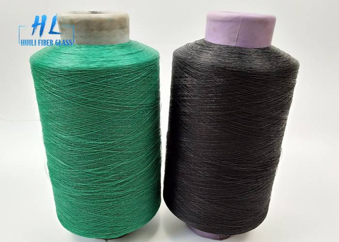 Different Color PVC Coated Fiberglass Yarn 0.28mm Diameter 89tex Featured Image