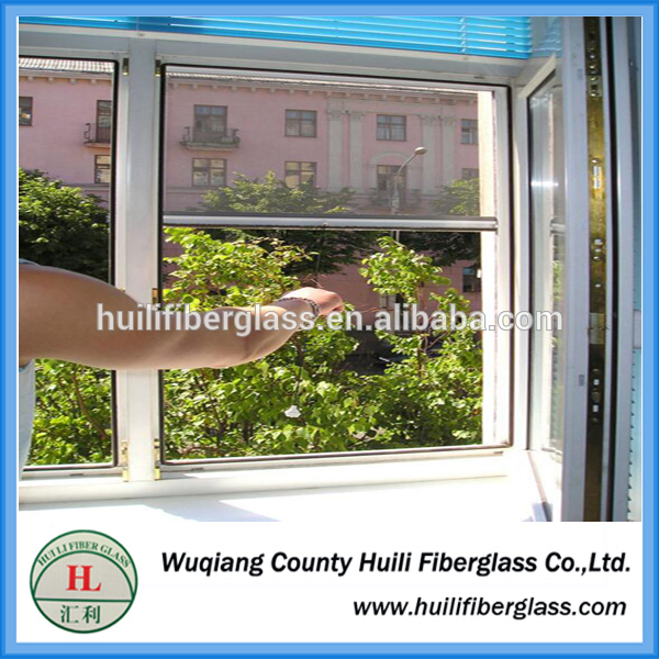 Chinese Professional High Strength Fiberglass Tube - Patio Enclosure Screen Wall Fiberglass Screen white color fiberglass window screen – Huili fiberglass detail pictures