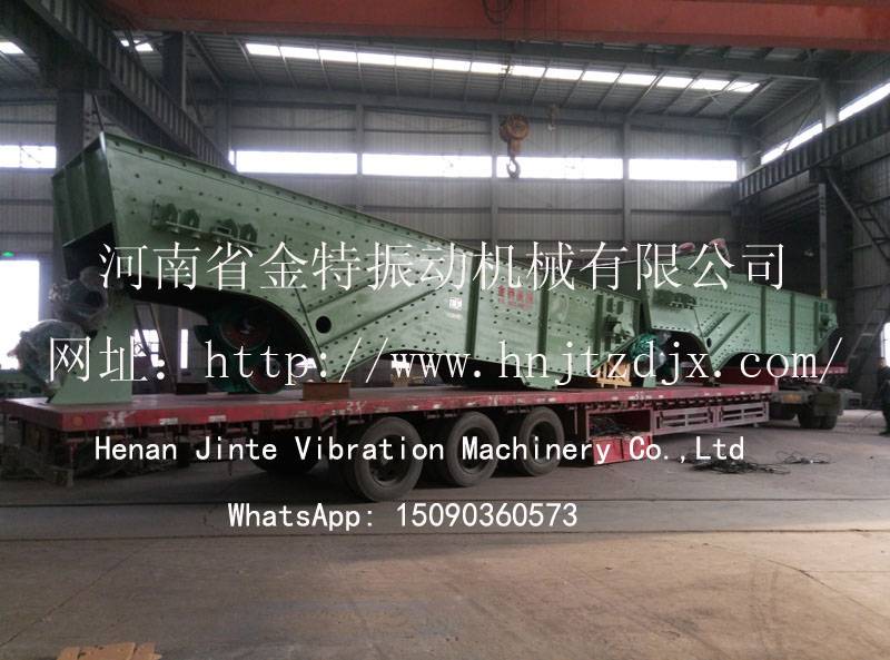 Vibrating screen, motor vibrating feeder, sieve plate have been shipped