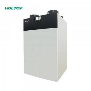 Kompakt HRV nagy hatékonyságú felső port függőleges hővisszanyerő ventilátor