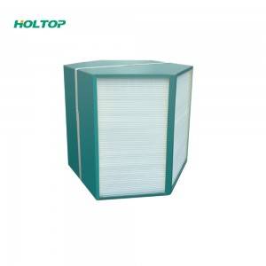 Kompaktní vysokovýkonný vertikální ventilátor s rekuperací tepla s vysokou účinností a vysokou účinností