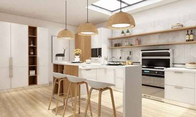Kitchen Island Dining Table with Stools | Kitchen Design Ideas