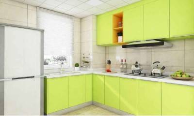 Modern Kitchen Design and Yellow Kitchen Cabinet Custom