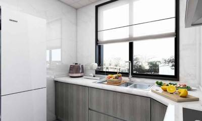 Modern Grey Kitchen Cabinets | Corner Kitchen Cabinet Maker