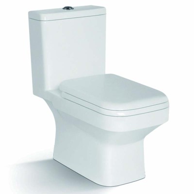 One-piece Water-saving Power Dual Flush Bathroom Elongated Toilet