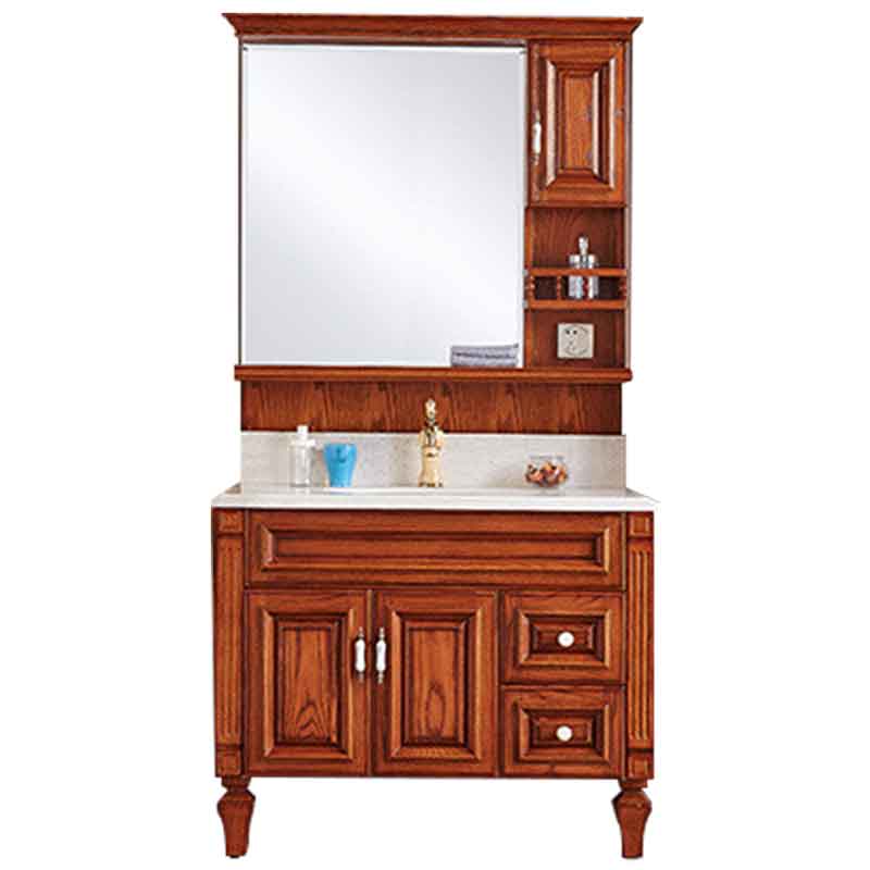 40-inch Bathroom Vanities with Tops, Wooden Bathroom Cabinets