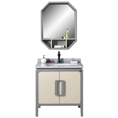 32-inch Bathroom Vanity, Bathroom Floor Cabinets with Mirror