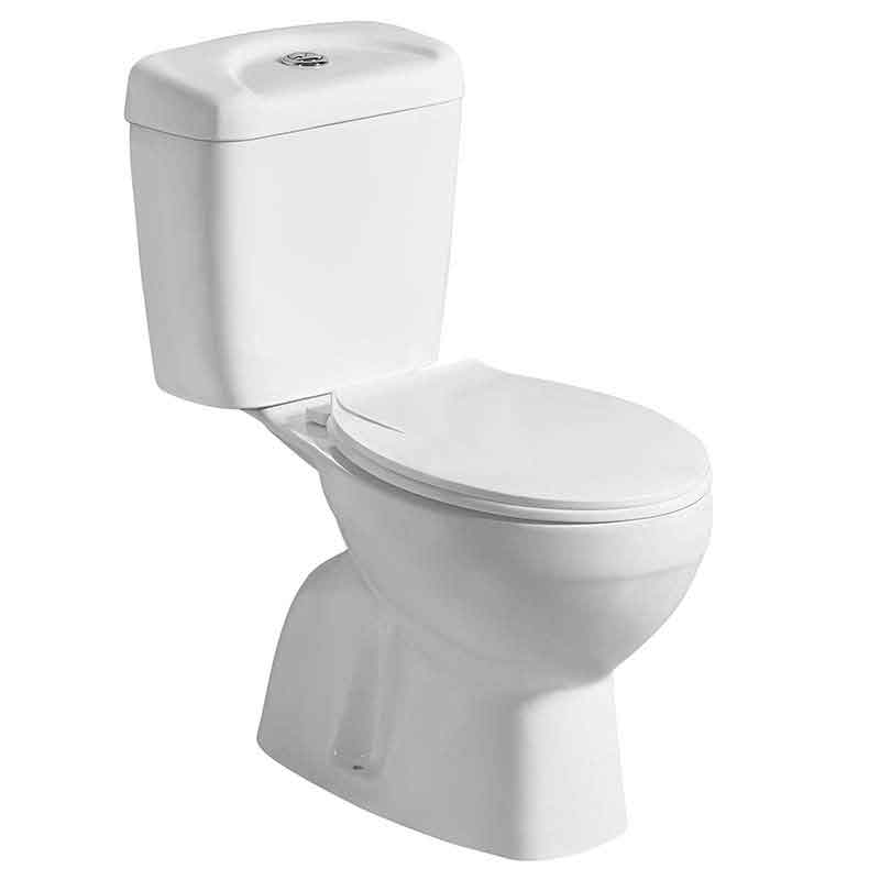 HOMURG Two-piece S-trap Power Double Flush Bathroom Toilet