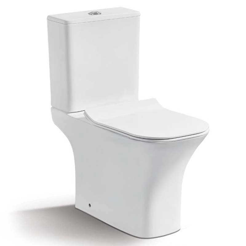 Rimless Power Dual Flush Water-saving Bathroom Toilets Modern Design
