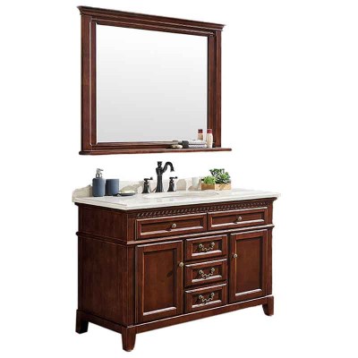 48-inch Bathroom Vanity, Bathroom Sinks and Vanities with Mirror