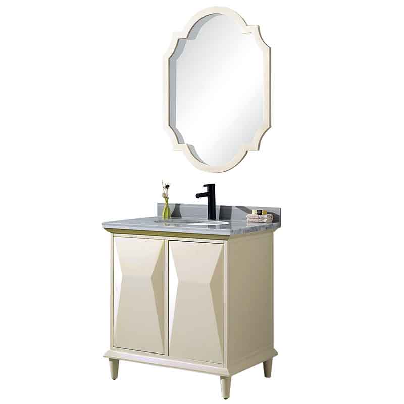 60-inch Bathroom Double Sink Vanity, Wood Bath Dual Mirror Cabinet