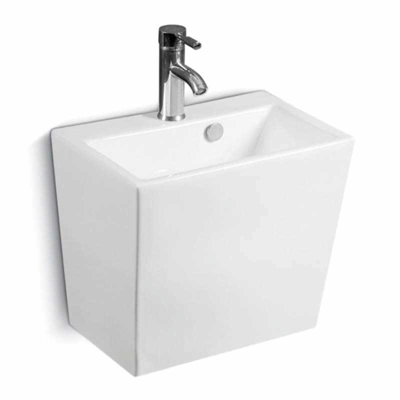 Wall Hung Basin, Wall Mounted Sink for Restroom