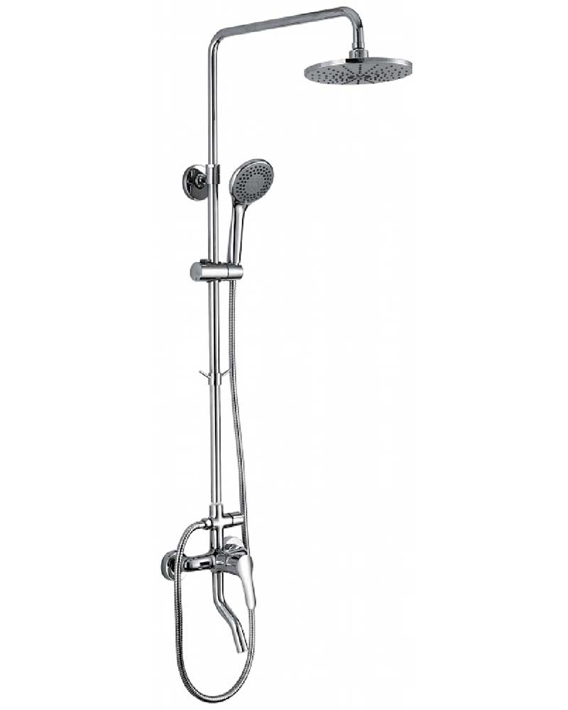 Shower Units with Adjustable Shower Heads