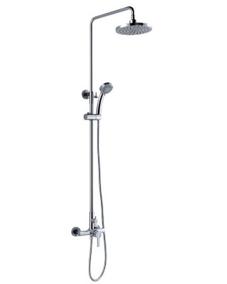 Shower Mixer Valve with Overhead and Hand Showers