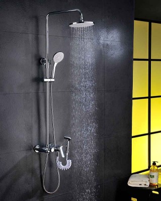 Modern Shower with Rain Shower, Hand Shower and Spray
