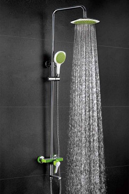 Wall Mixer Shower with Waterfall Shower Head