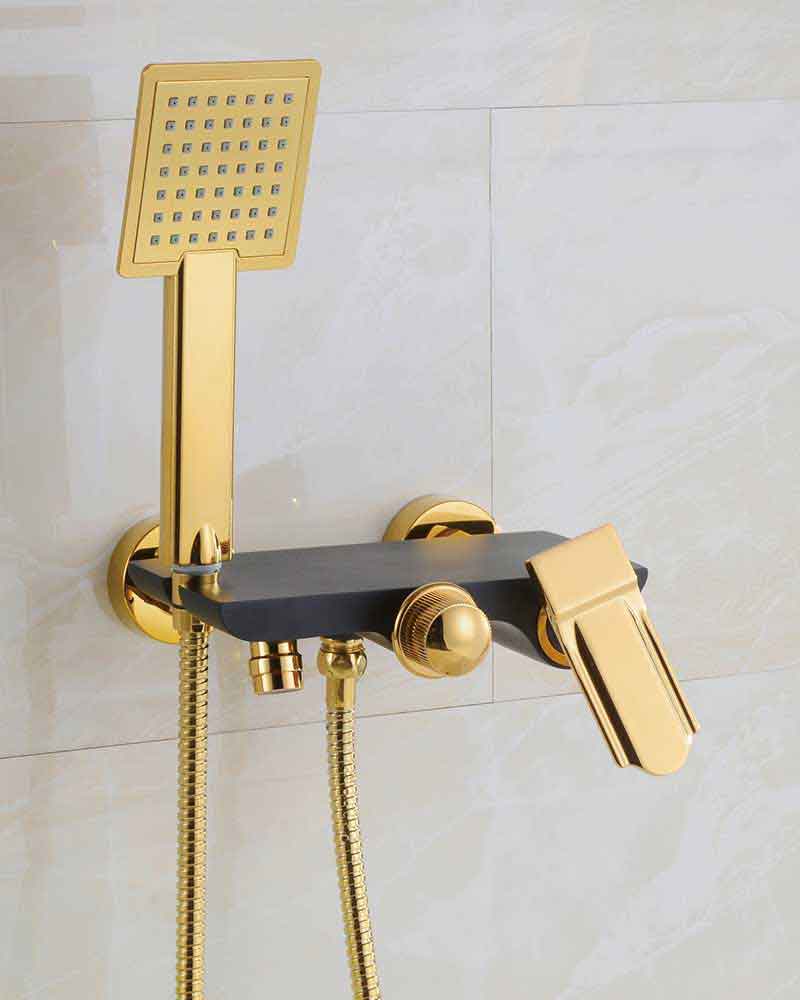 Exposed Shower Valve, Hand Shower Head with Hose
