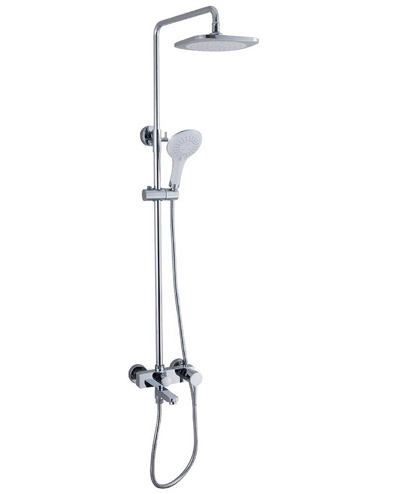 Shower Set with Mixer Tap and Dual Heads | Shower Factory