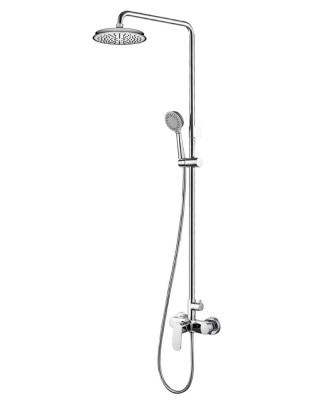 Single-Lever Shower Mixer with Rain Shower Head