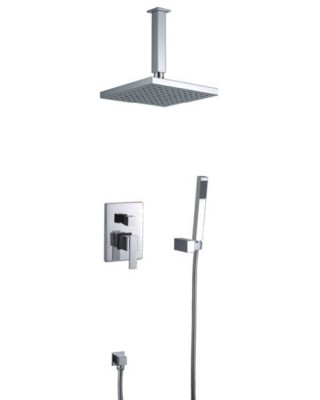 Shower Mixer with Ceiling and Hand Held Shower Head