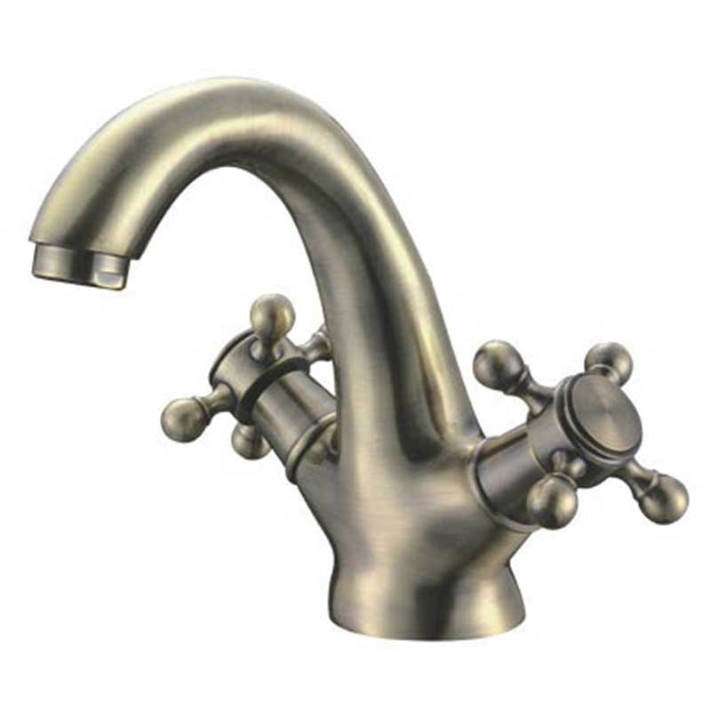 Double Lever Basin Mixer Tap for Single Hole Sink