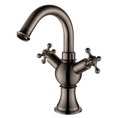Double Handle Mixer Tap or Faucet for Single Hole Basin