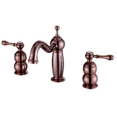 2019 wholesale price Automatic Bathroom Faucet - Two Handle Widespread Vintage Bathroom Sink Faucets – homurg