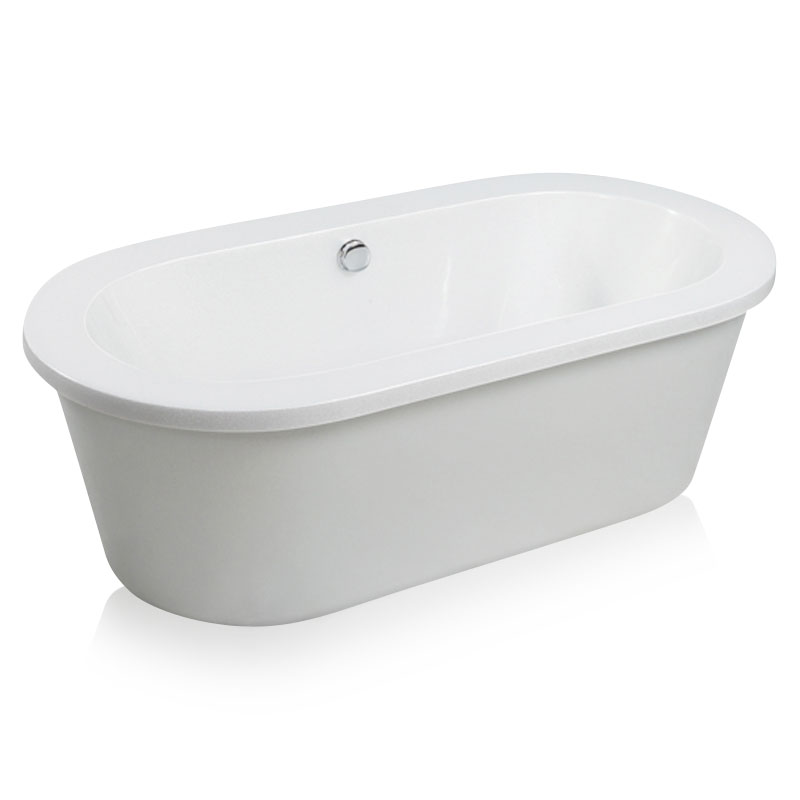 Freestanding Tub 69 inch Oval | Modern Stand-alone Bathtub