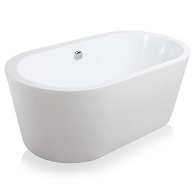 Stand-alone Tubs 67 inch Oval-shaped | Freestanding Soaking Bathtub