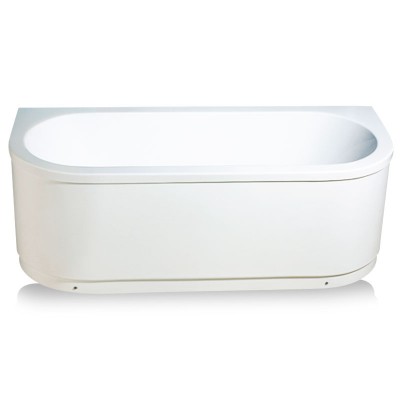 Modern Stand-alone Tub | 59″ Acrylic Freestanding Bathtub